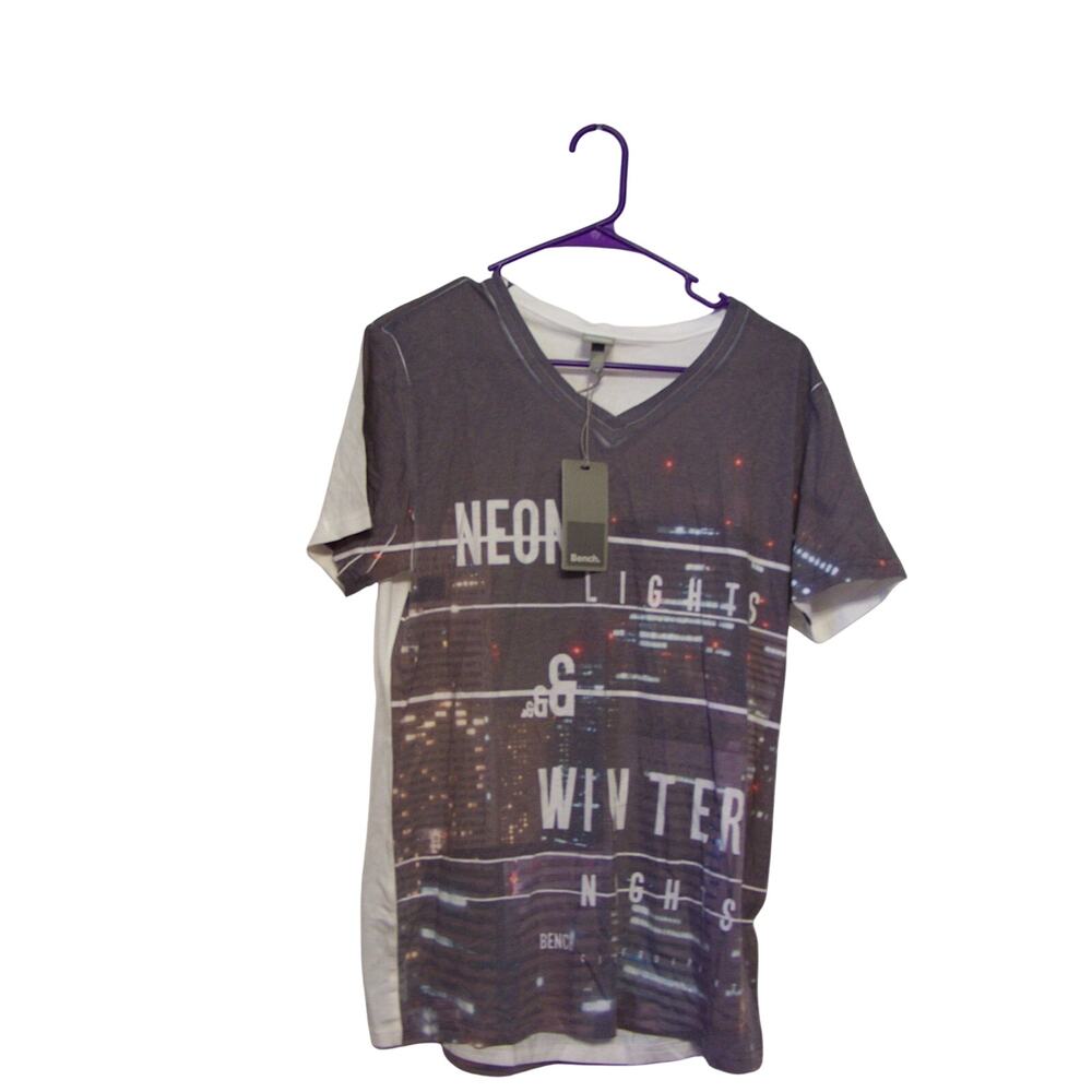Bench Clothing Neon Nights Tee Shirt Size M